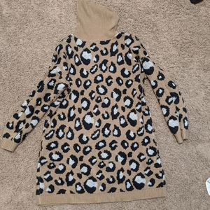 Oversized sweater dress